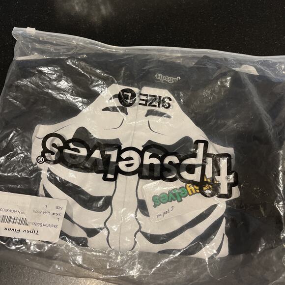 Halloween NWT Tipsy Elves Women’s Skeleton One Piece Bodysuit Size Large - Picture 4 of 4